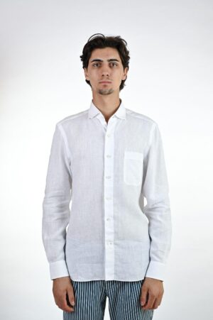 Extra Fine White Linen Shirt