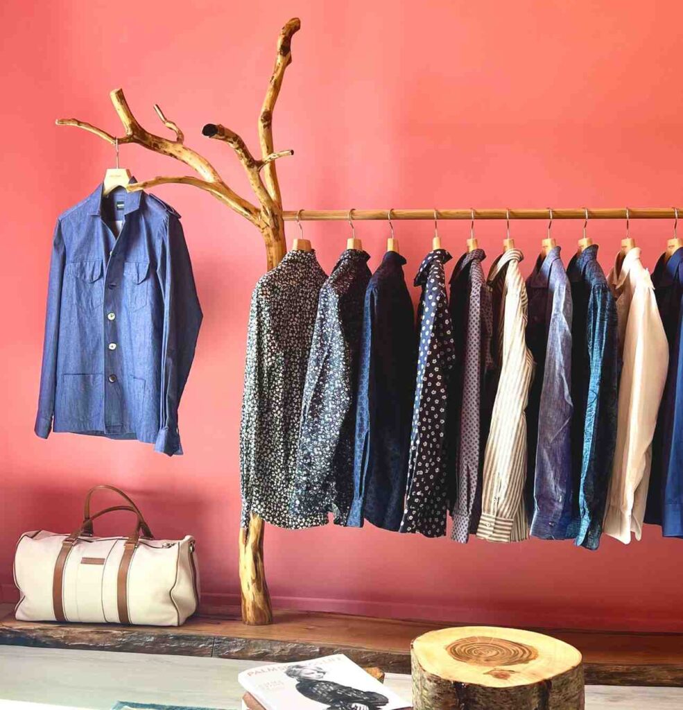 Max Stanco showroom promotional image – elegant sustainable Italian luxury fashion from generated video"